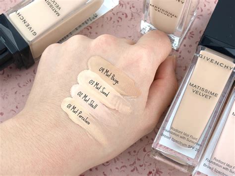 givenchy matissime velvet foundation ingredients|Givenchy Matissime Velvet Fluid Found.